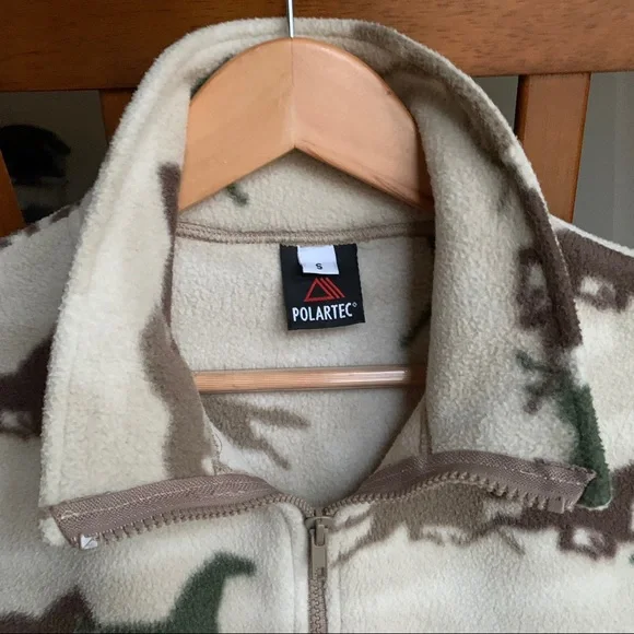 Vintage Fleece Polartec Horse Pattern Vest Small S - Picture 3 of 3